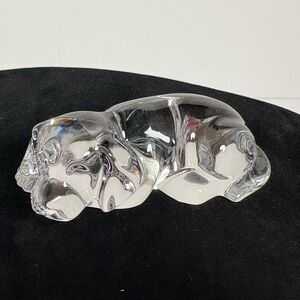 Princess House Elegant Glass Dog Figurine or Paperweight-Germany